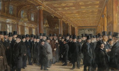 From Copenhagen Stock Exchange Sketch by Peder Severin Krøyer